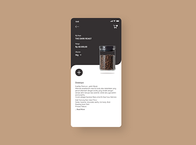 UI Coffee Beans app design ui ux