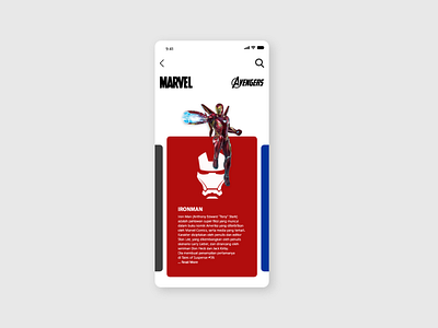 UI Marvel Avenger