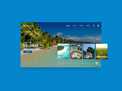 UI Travel Wisata Madura app design ui ux web website