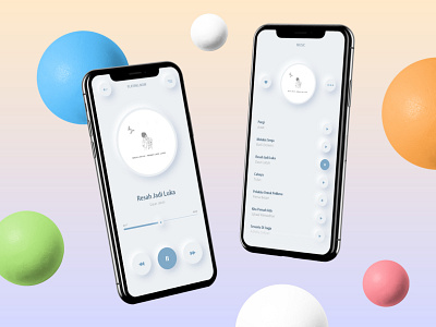 UI Music Player app design ui ux web website