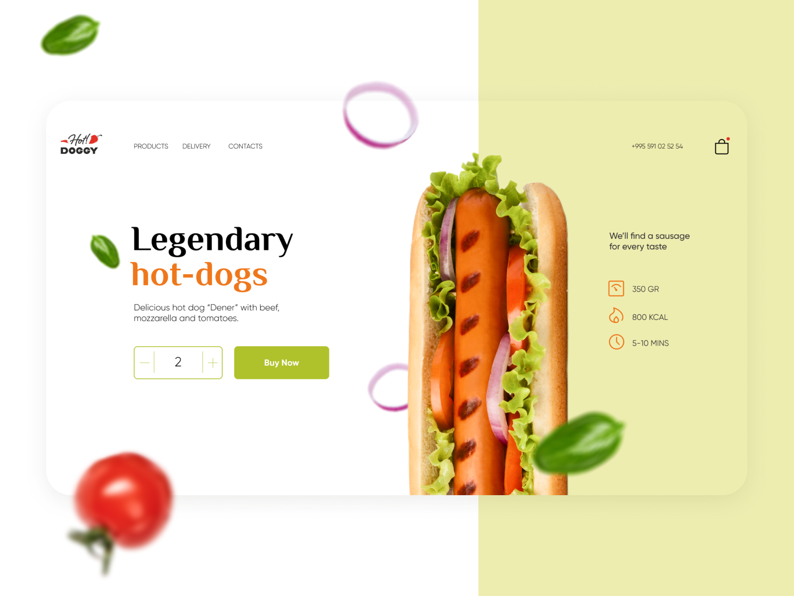 Food Delivery Website by Darya Kastsiukevich on Dribbble