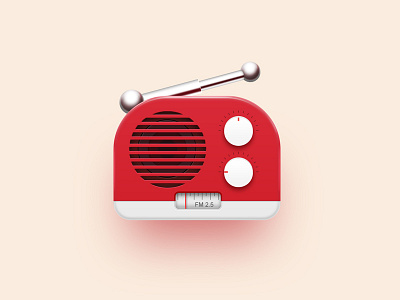radio app iamge icon ps radio ui