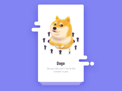 doge doge illustration like ps