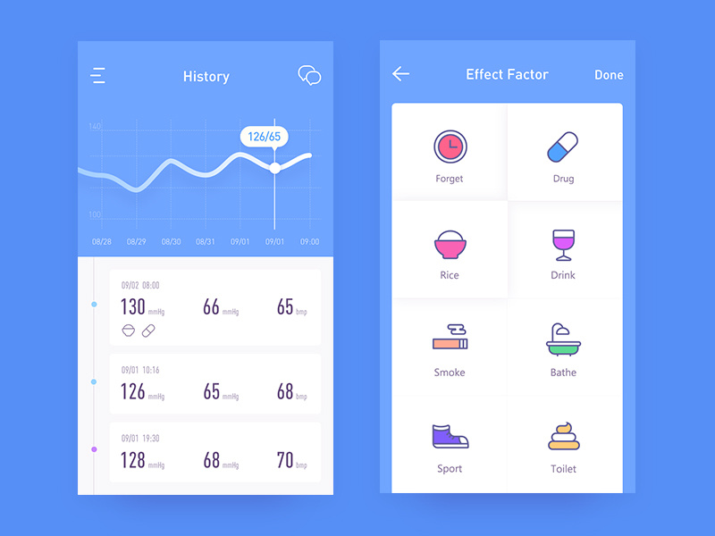 health app 02 app ui health