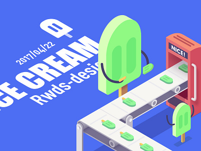 Ice cream ice cream icons isometric ps