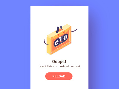 Ooops app icons isometric music net ps ui wrong