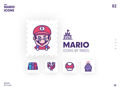 Mario boom icons mario mushroom switch