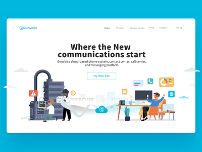 Web Design illustration ps ui web