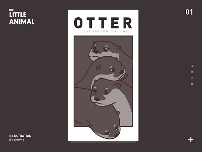 Otter illustration otter ps