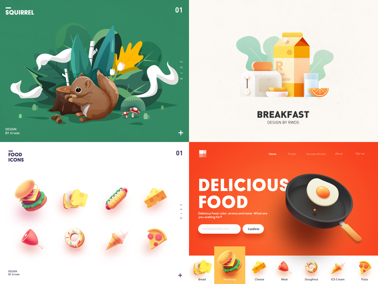2018 by Rw Studio on Dribbble