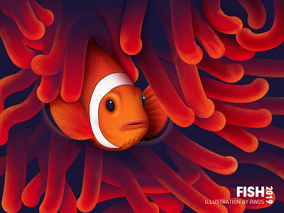 Clownfish Under the Sea Mouse Pad Graphic by Foxmia · Creative Fabrica