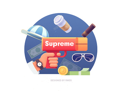 Supreme NY clothing by Matt Thompson 👌 on Dribbble