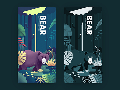 Bear ai bear design illustration print ps