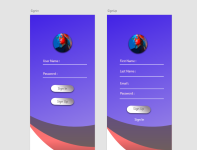 My very first Mobile Design adobe xd first design mobile ui