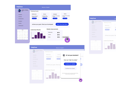 Help Zone design education figma ideas modern ui