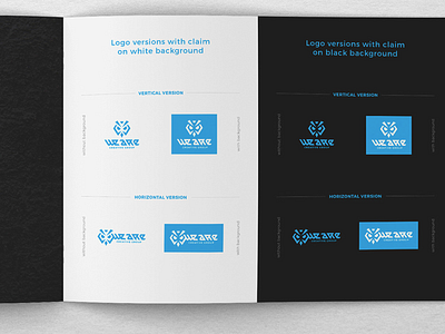 WEARE Agency Brand book brand and identity brand book brand design brand identity branding branding agency branding design logodesign