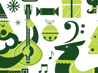 Christmas christmas holiday illustration music