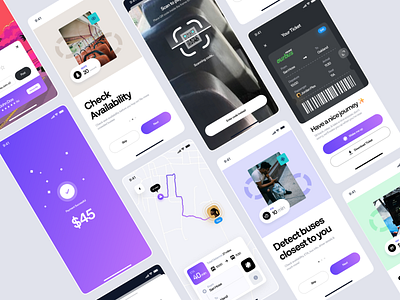 Flexibus™ App UI 🚌 2022 app ui appdesign behance booking app branding bus booking bus finder clean design dribbble inspiration minimal real design startup ticket booking top ui ui ux ux