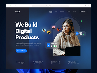 OVO™ Agency: Landing page💻