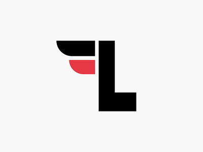 L + F / LEGOFUNFACTS black brand branding design graphic design illustration logo logo design logodesign minimal red simple ui ux vector white