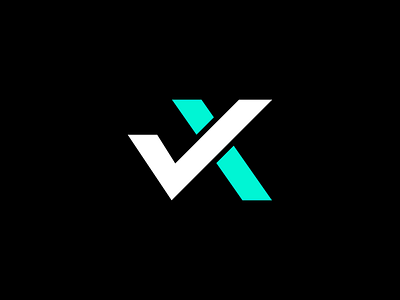 V + X / CONTROLVFX app black brand branding design graphic design illustration light green logo logo design logo mark logodesign minimal red simple typography ui ux vector white