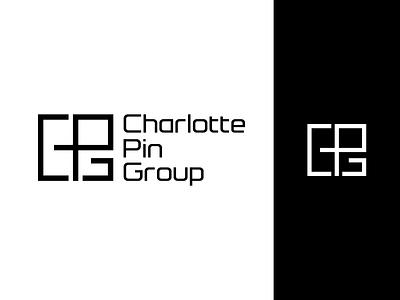 CHARLOTTE PIN GROUP 3d agency animation black brand branding design graphic design icon illustration logo logo design logo mark logodesign minimal motion graphics simple typography ui white