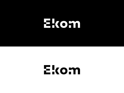 EKOM 3d animation black brand branding computer and science design graphic design illustration logo logo design logodesign minimal motion graphics simple tech tech business tech logo ui white