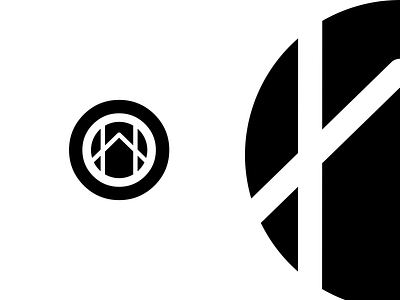 GOA [ Grupo Ordinas Amberla ] 3d black brand branding design graphic design house illustration logo logo design logo mark logodesign minimal red scaffolding simple typography ui vector white