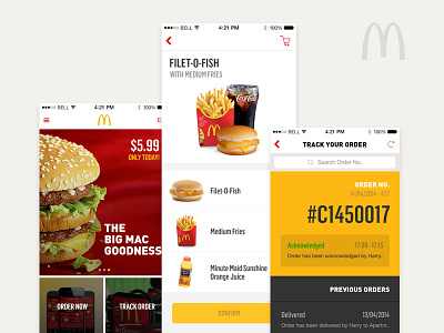 McDonald's McDelivery App delivery food ios iphone mcdonalds mobile