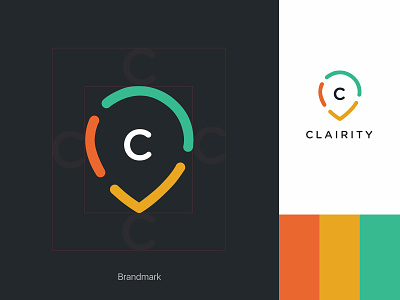 Clairity Branding branding design icon identity illustration letter logo logotype mark shape styleguide type typography