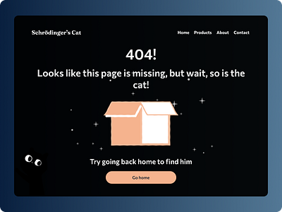UI Marathon – 404 Page app design ui ux