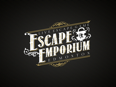 Escape Emporium Edmonton complete branding branding branding and identity design escape game escape room graphic design identity design logo logo design logo designer typography