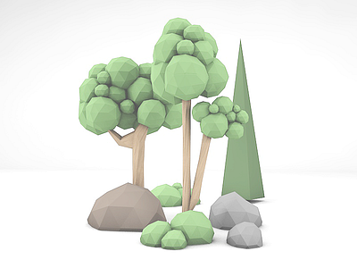 Low Poly Trees