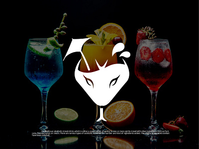 Viper Cocktail branding cocktail design icon logo vector