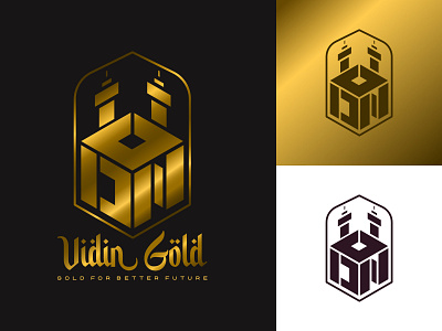 Vidin Gold Logo Design branding logo