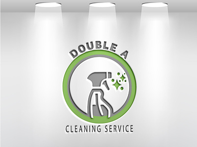 Cleaning service logo