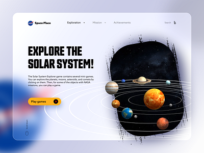 solar system_shot adobexd app branding design flat icon illustration inspiration ios ui ux