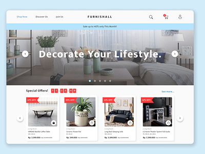 FurnishAll - Website Landing Page