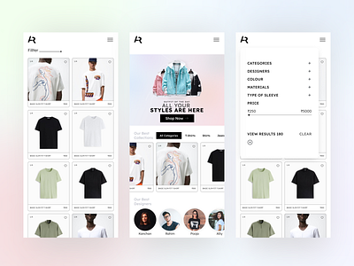 Fashion App android app design ecommerce fashion fashion app homepage ios mobile ui ui ux ui design ui web design