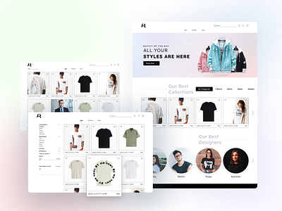 Fashion Web app design ecommerce fashion web homepage mobile ui ui ux ui design ui web design web app web design