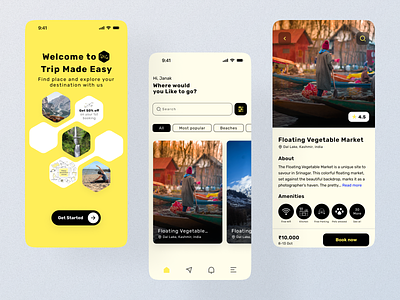 Traveling App android app design homepage ios mobile ui traveling ui ui ux ui design ui web design