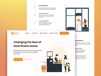 Kirana Website Design appdevelopment branding deliverable design development illustration marketing mobileappdevelopment web development