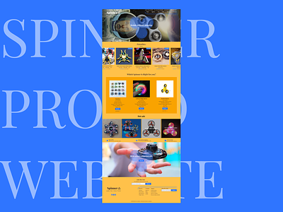 Spinner promo website