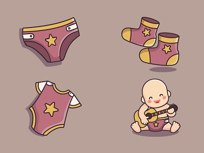 Baby collection vector