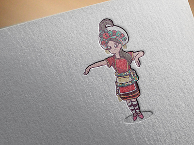 dancer cartoon character