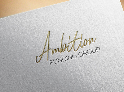 Ambition Logo Design art branding design flat graphic design illustration logo minimal typography vector