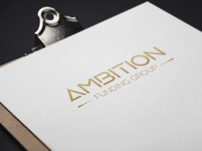 Ambition Logo Design branding design flat graphic design illustration illustrator logo minimal typography vector