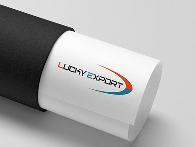LUCKY EXPORT LOGO Design art design flat graphic design illustrator legacy group logo design logo minimal typography vector