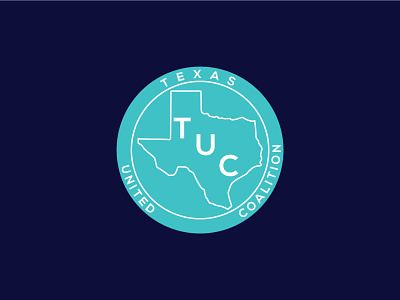 Texas United Coalition Logo 3d animation branding design flat graphic design illustration logo minimal motion graphics ui ux vector