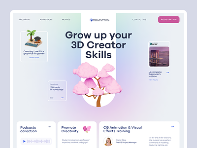 Online School of 3D Art - Website